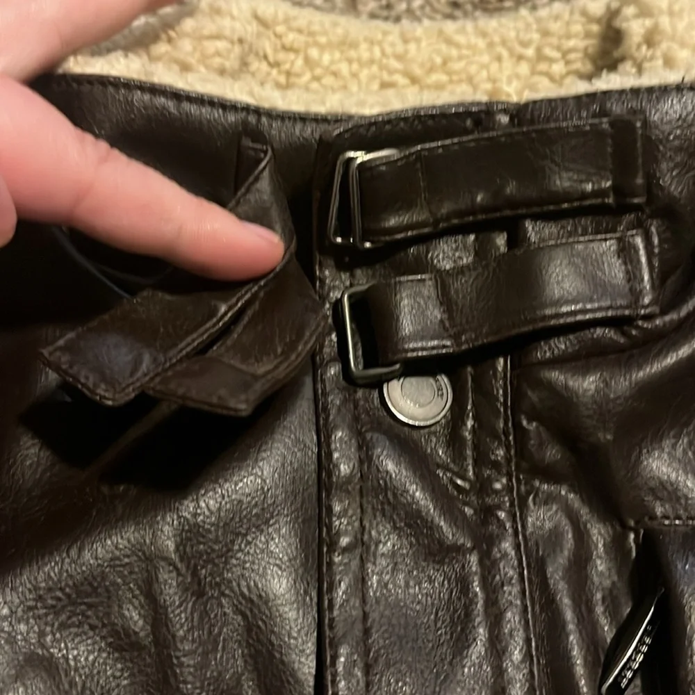 Vintage Burberry Leather Bomber Jacket - Picture 7 of 9